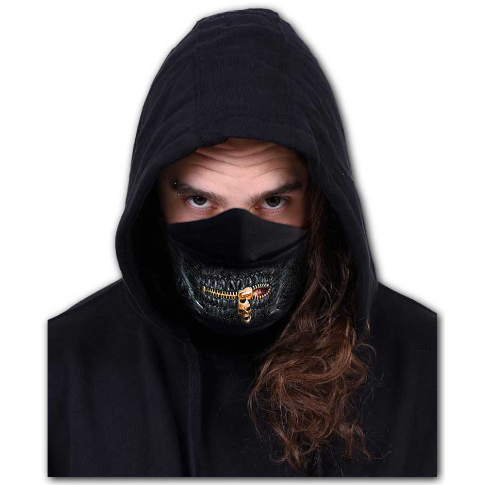 Spiral - ZIPPED MOUTH Face mask - Face mask - Black